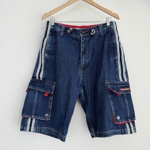 Paco Jeans Denim Shorts Mens 32 Vintage 90s Y2K Baggy Cargo Skater Streetwear